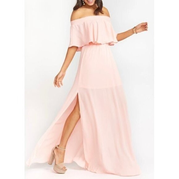 NEW Show Me Your Mumu Hacienda Bridesmaid Pink Maxi Dress Size XL - Picture 3 of 8